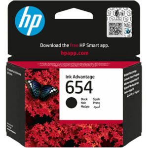 HP 654 Black Original Ink Advantage Cartridge