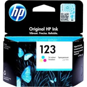 HP 123 Tri-Color Original Ink Cartridge