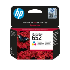 HP 652 Tri-Color Original Ink Cartridge