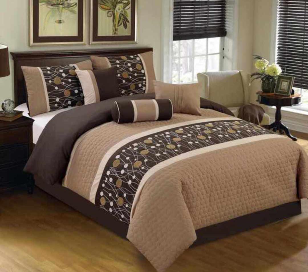 Brown & Beige Harmony Bedsheet