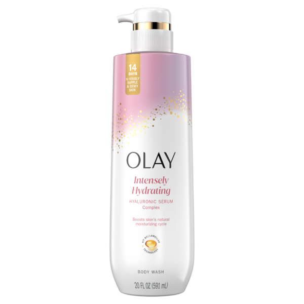 Olay Intensely Hydrating Hyaluronic Serum Body Wash 20fl oz / 591ml